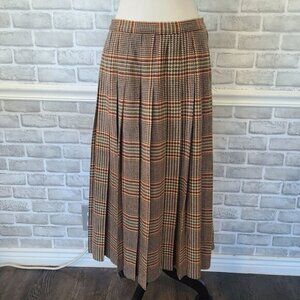 Vintage Pendleton Wool Pleated Skirt Tartan Plaid Acadamia Preppy Gilmore 12